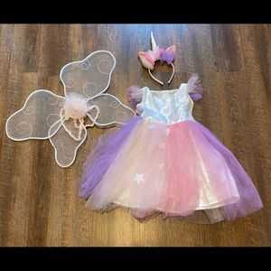 Pottery Barn Kids Light Up Unicorn Costume 4-6
